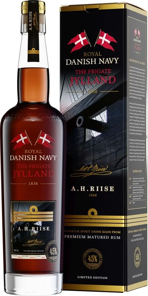 A.H.Riise Royal Danish Navy Frigate Jylland 0,7l 45% GB