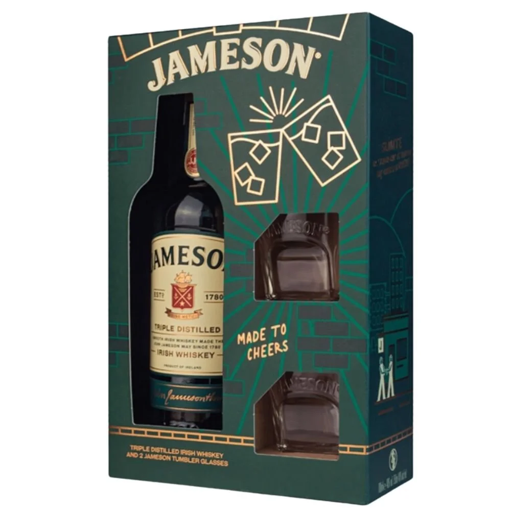 Jameson 0,7l 40% + 2x sklo GB