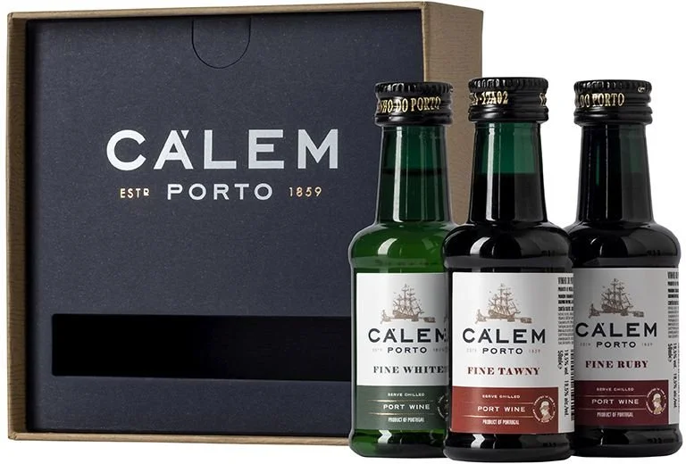 Cálem MiniBox - White, Tawny, Ruby Porto 3×0,05l 19,5% GB
