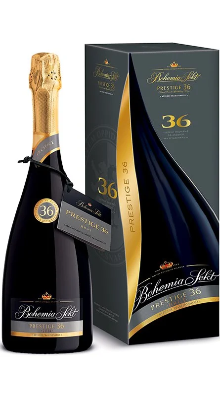 Bohemia Sekt Prestige 36 ročníkový Jakostní šumivé víno bílé 0,75l 12,5% Karton