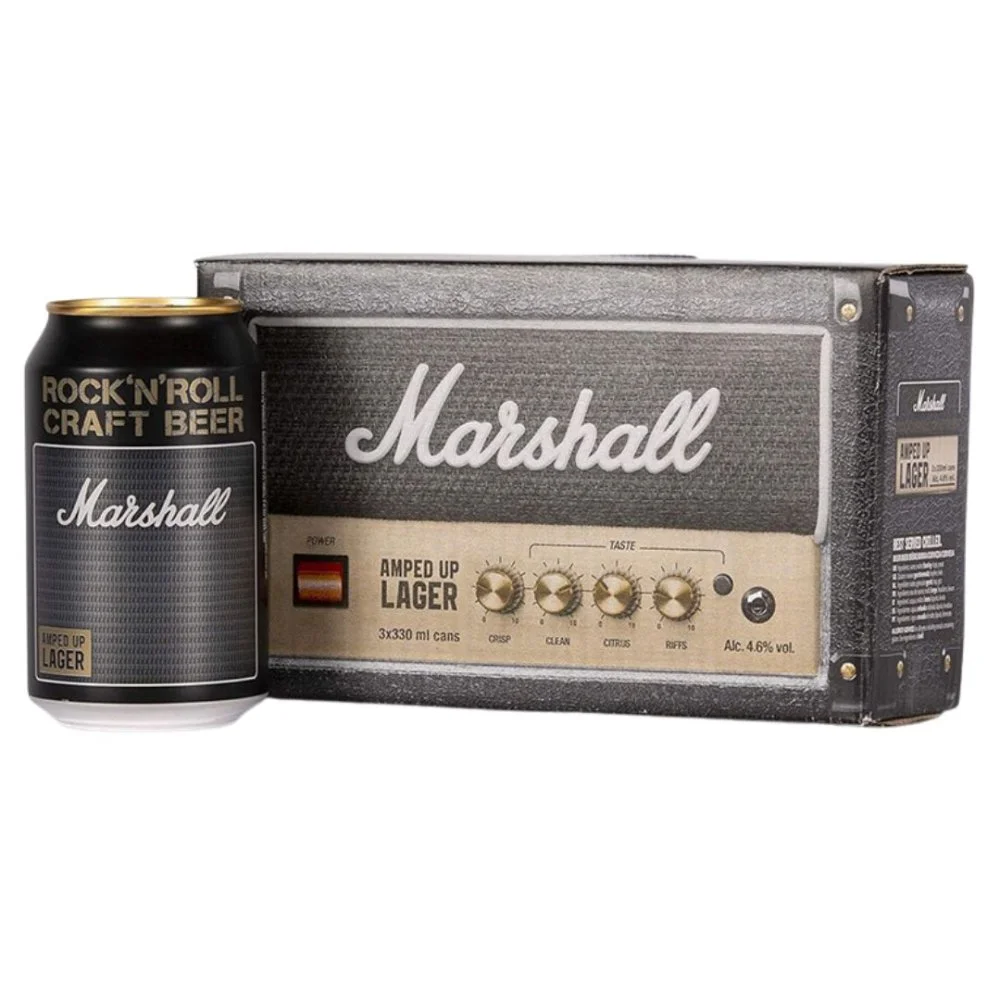 Marshall Amped Up Lager 12° 3×0,33l 4,6%