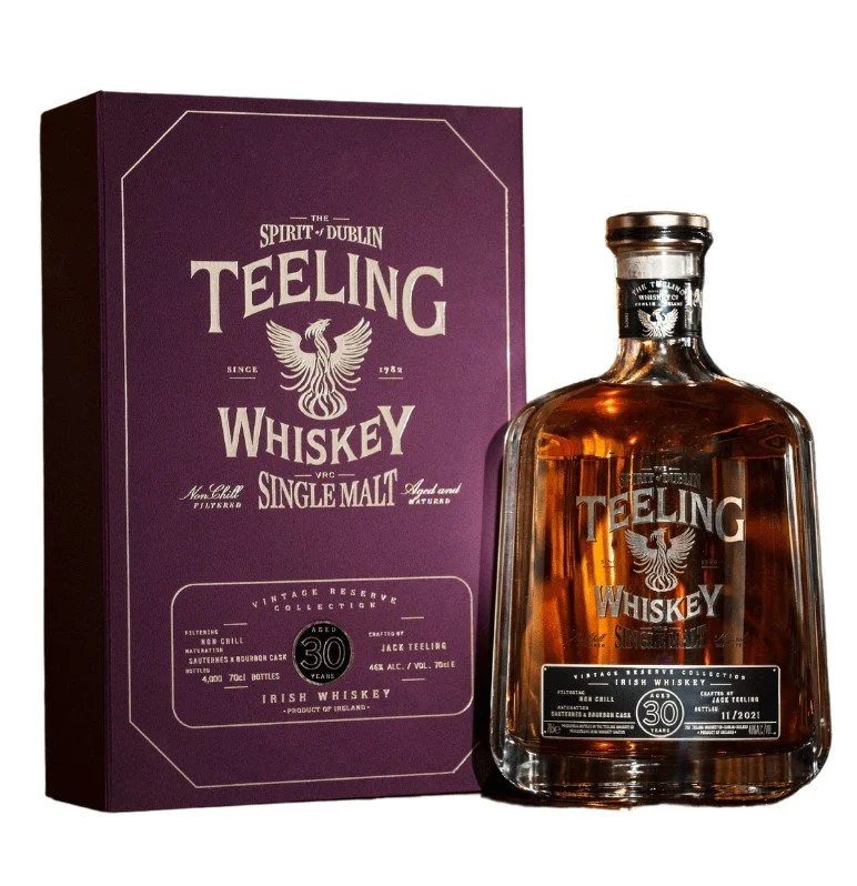 Teeling  Single Malt 30y 0,7l 46% L.E. / Rok lahvování 2021