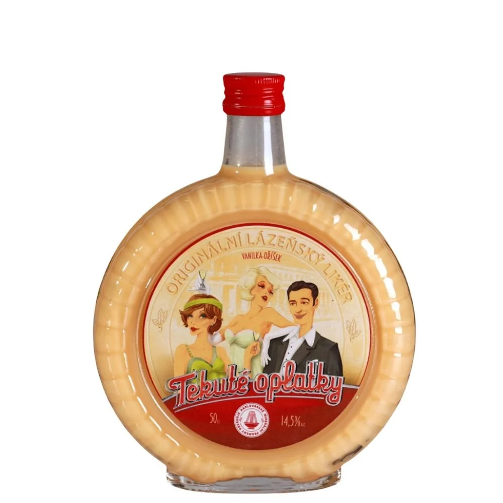 Originální Lázeňský Likér Tekuté Oplatky 0,5l 14,5%