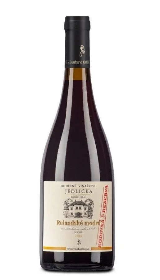Jedlička Rulandské Modré Výběr z bobulí 2018 0,75l 15%