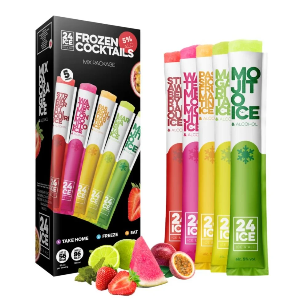 24 Ice Mix Frozen Cocktails 5×0,065l 5%