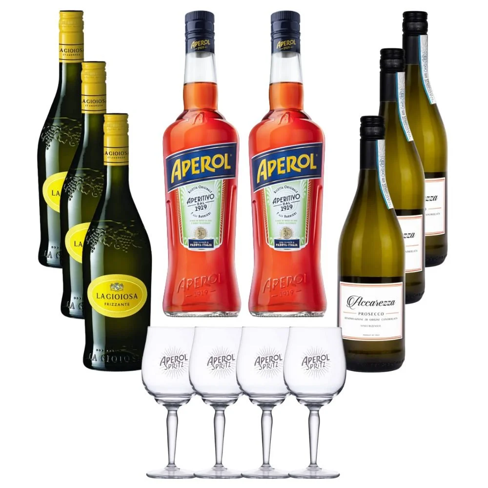 Velký Aperol Set se skleničkami 11%