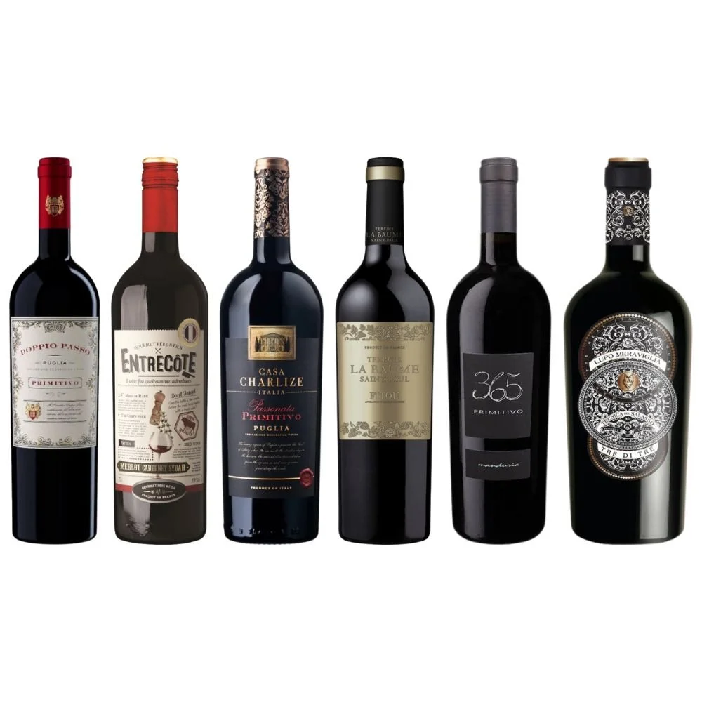 Set Top Červených Vín 6×0,75l