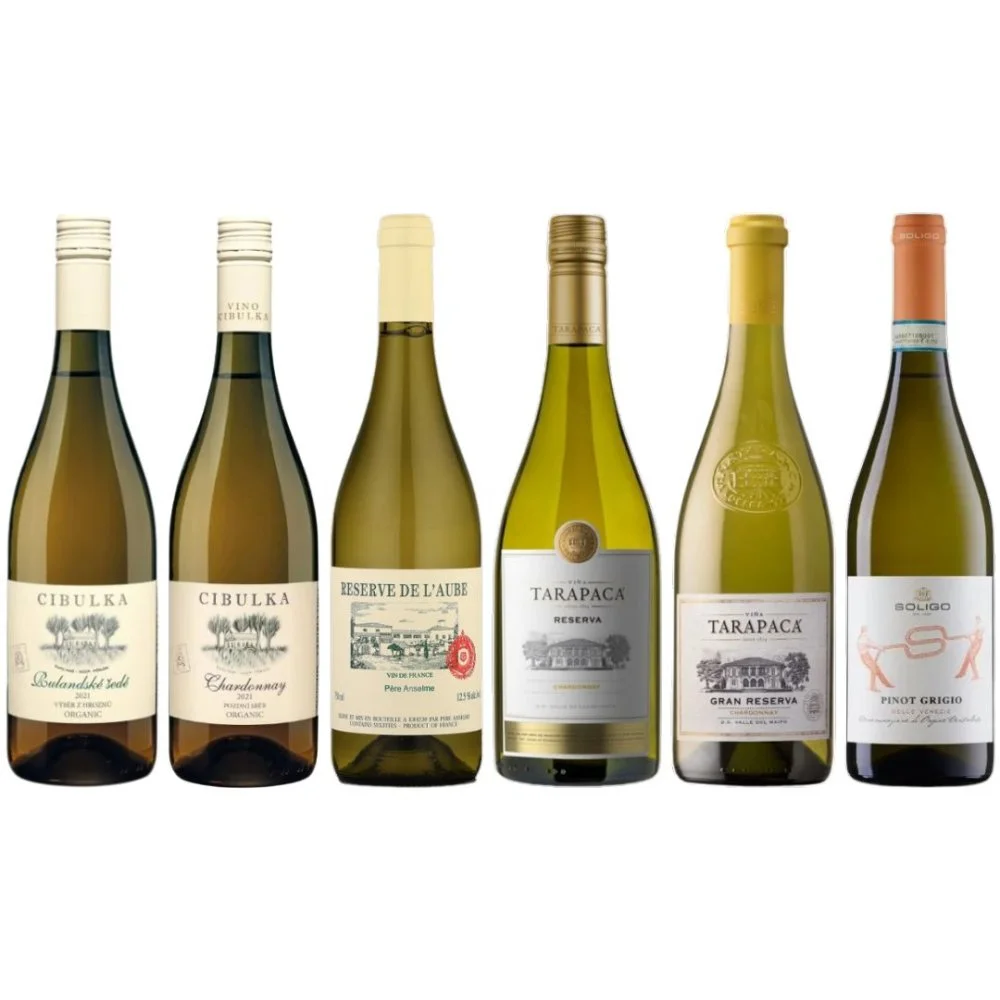 Set Top Bílých Vín 6×0,75l