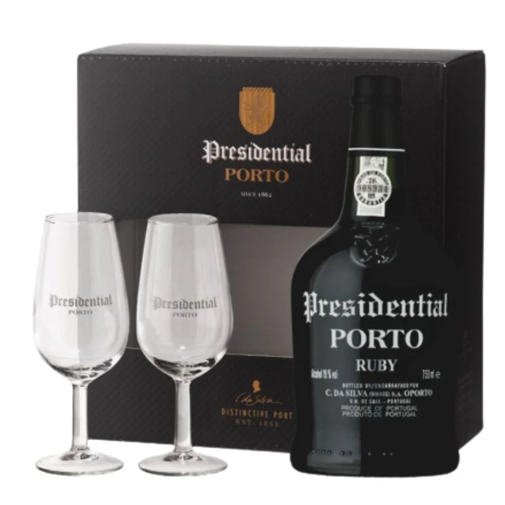 Presidential Porto Ruby + sklo Porto 0,7l 19% GB