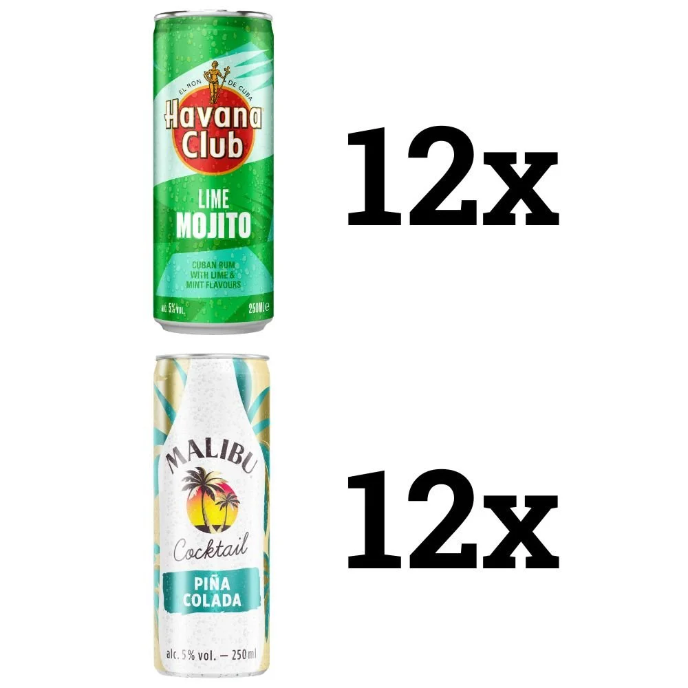 RTD Letní Párty Set Malibu & Havana 24×0,25l 5%