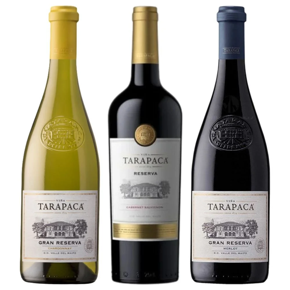 Set vín z Chile 3×0,75l