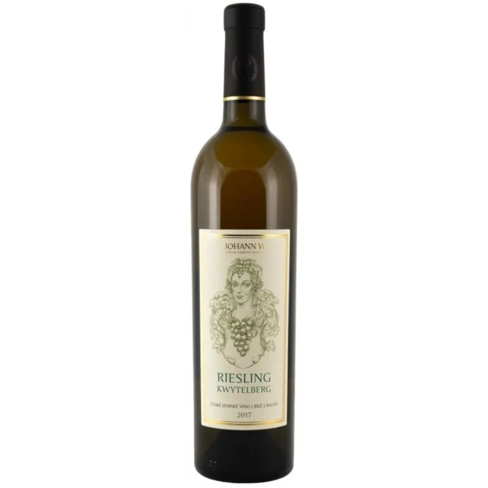 Johann W Třebívlice Riesling Kwytelberg České zemské víno 2017 0,75l 13,5%