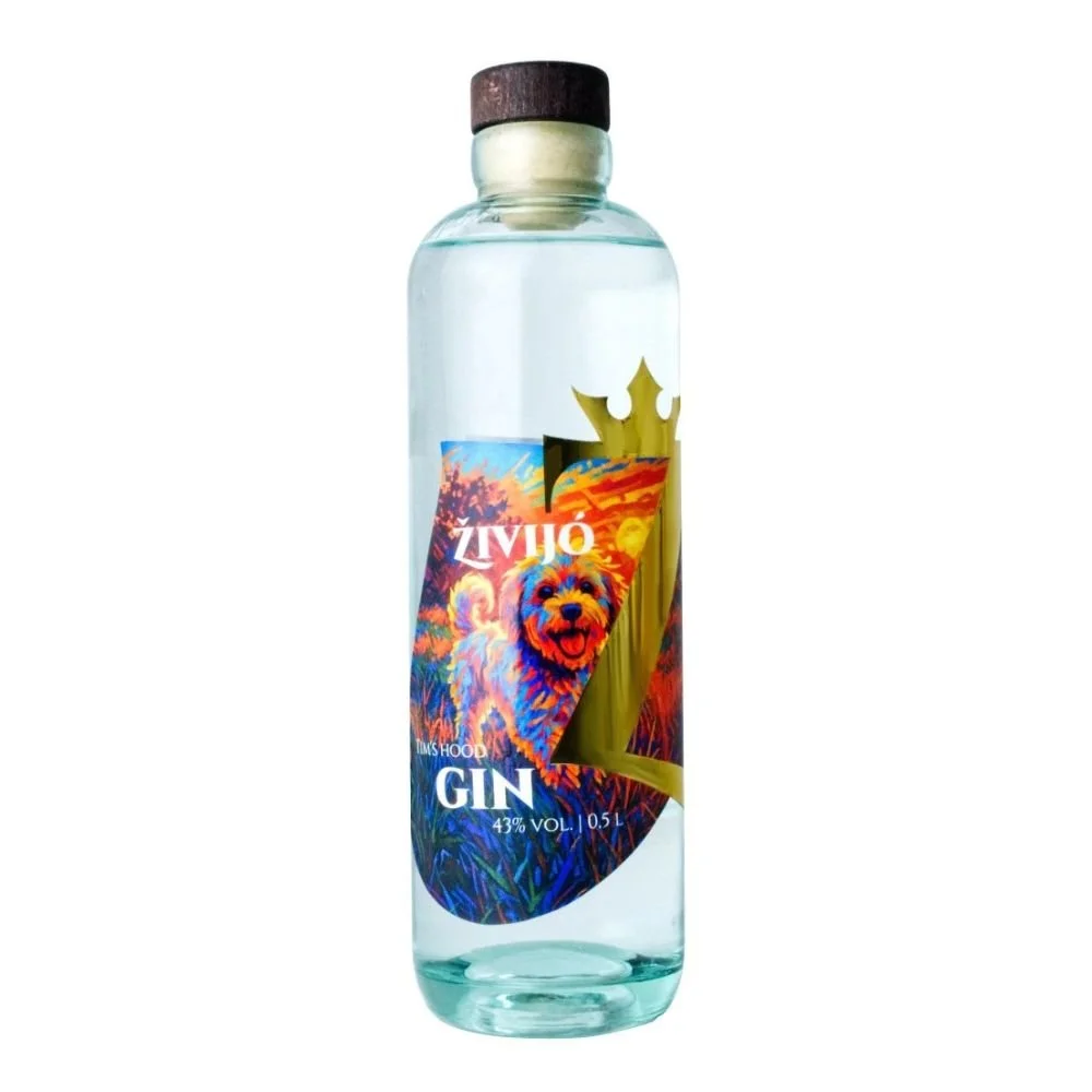 Živijó Tim's Hood Gin 0,5l 43%