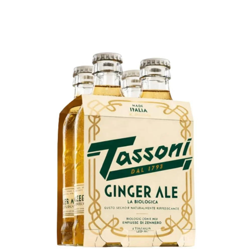 Tassoni Ginger Ale 4×0,18l