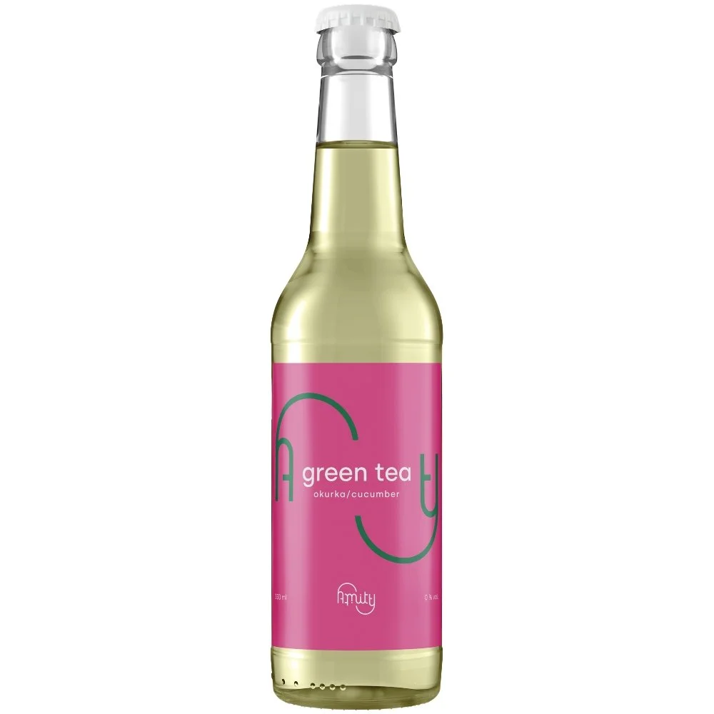 Amity Green Tea Okurka 0,33l