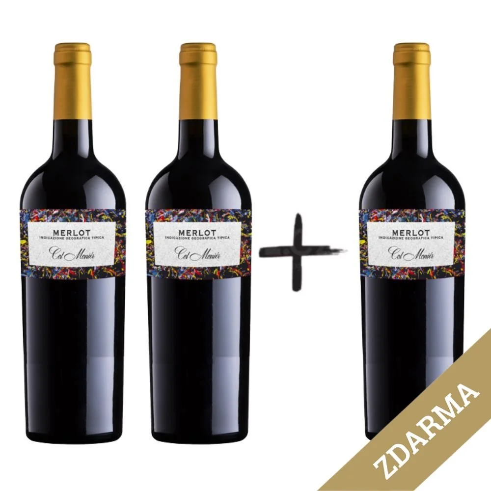 2+1 Col Moniér Merlot 0,75l 12%
