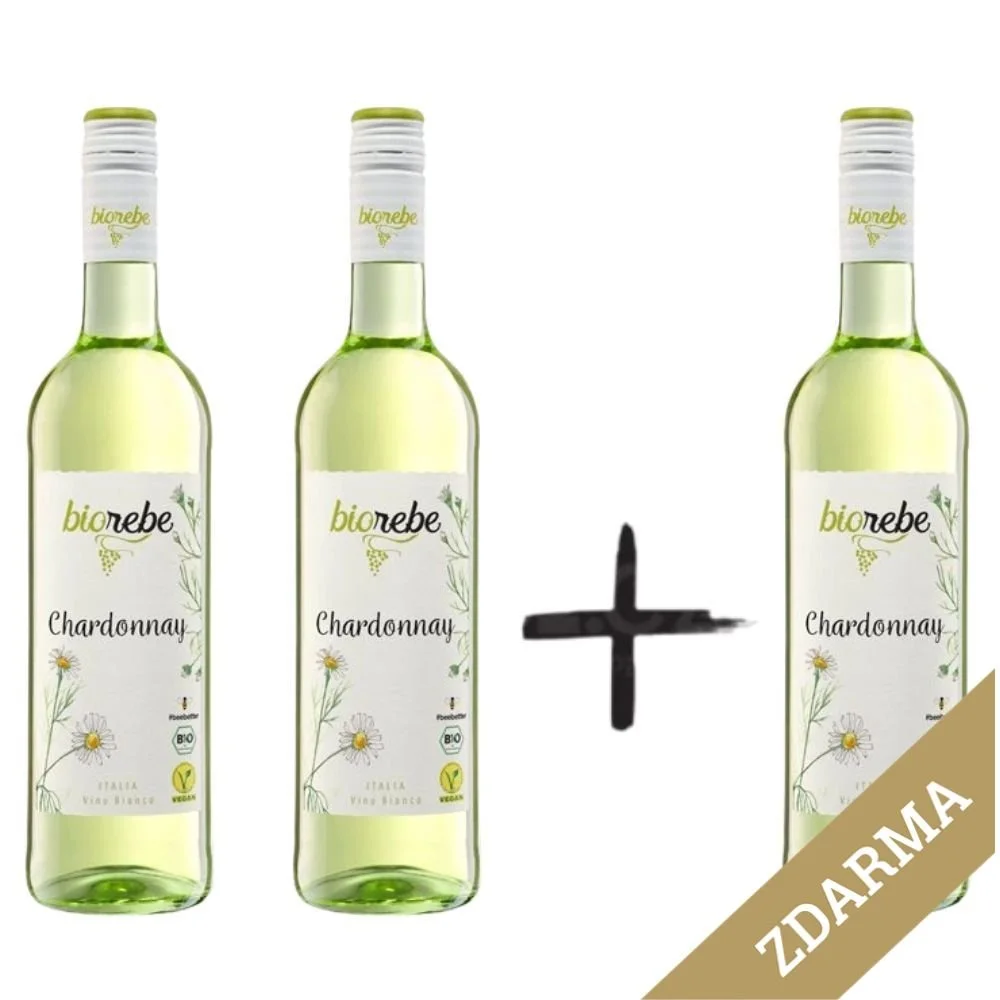 2+1 Biorebe Chardonnay 0,75l 12%