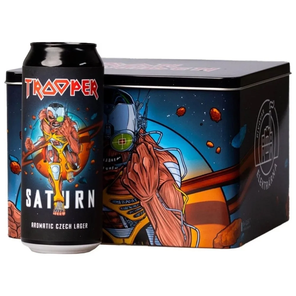Trooper Saturn Dárkový Box 6×0,5l 4,5% GB