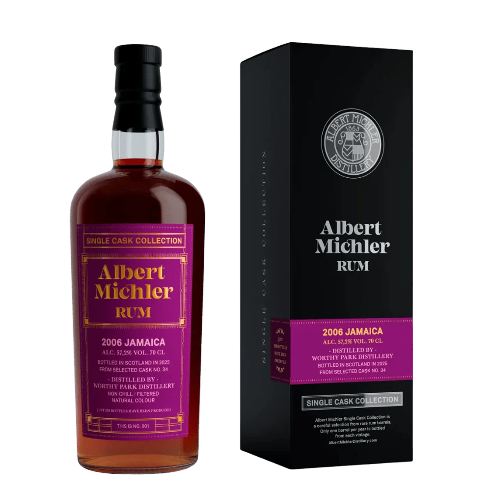 Albert Michler Single Cask Collection Jamaica 19y 2006 0,7l 57,2% L.E. / Rok lahvování 2025