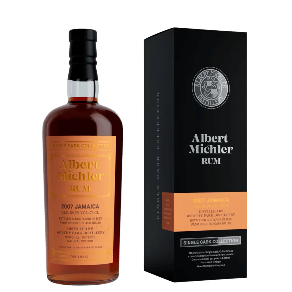 Albert Michler Single Cask Collection Jamaica 18y 2007 0,7l 59,5% L.E. / Rok lahvování 2025