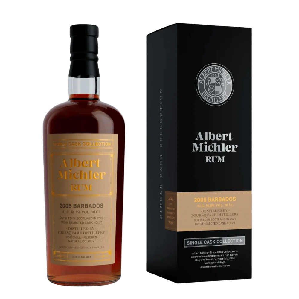 Albert Michler Single Cask Collection Barbados 20y 2005 0,7l 61,8% L.E. / Rok lahvování 2025