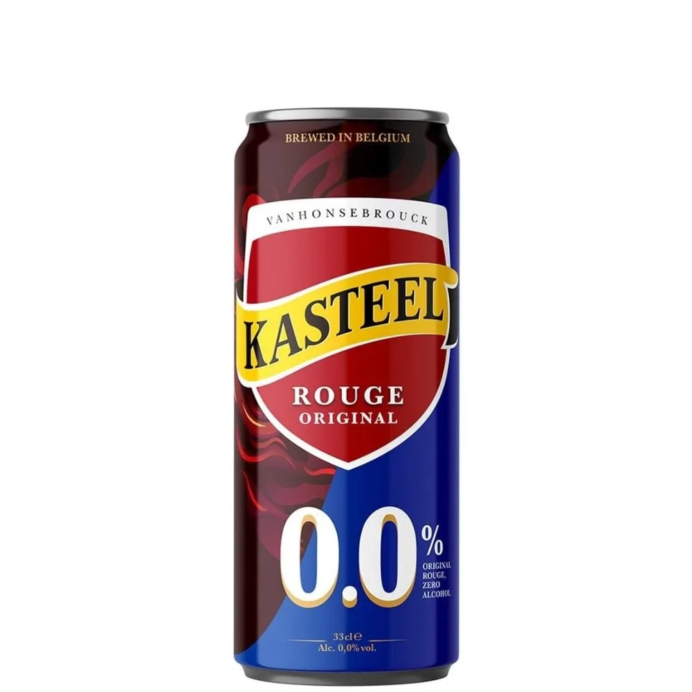 Kasteel Rouge 0,33l 0% Plech