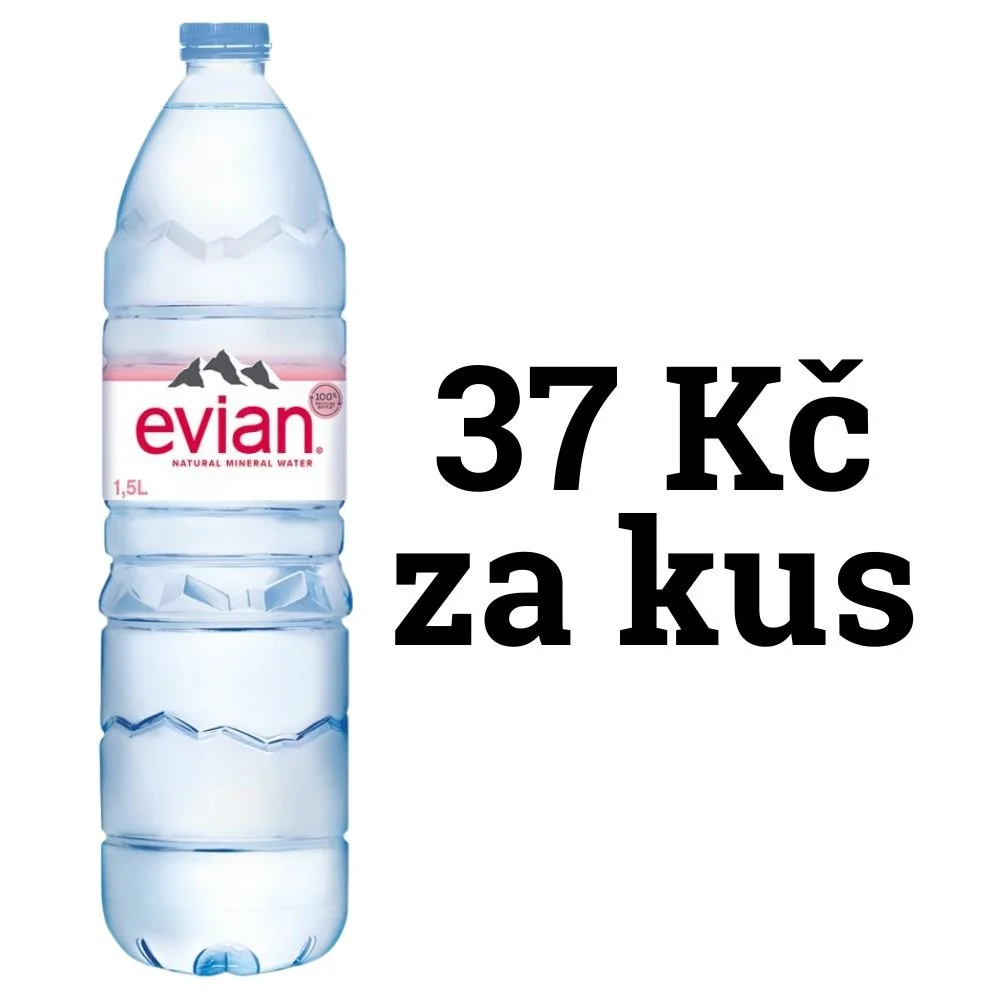 Evian Neperlivá 6×1,5l