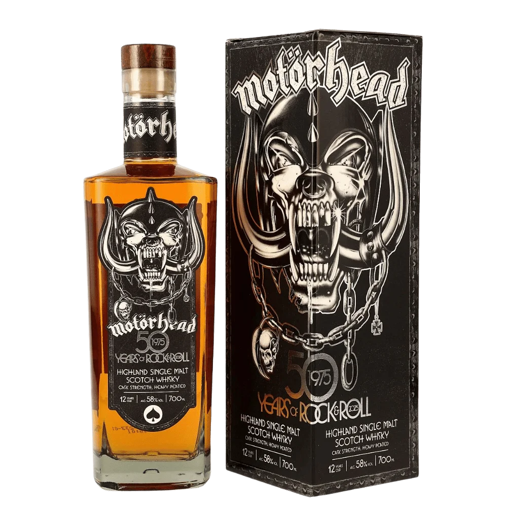 Motörhead 50 Years of Rock & Roll Single Malt Scotch Whisky 12y 0,7l 58% L.E.