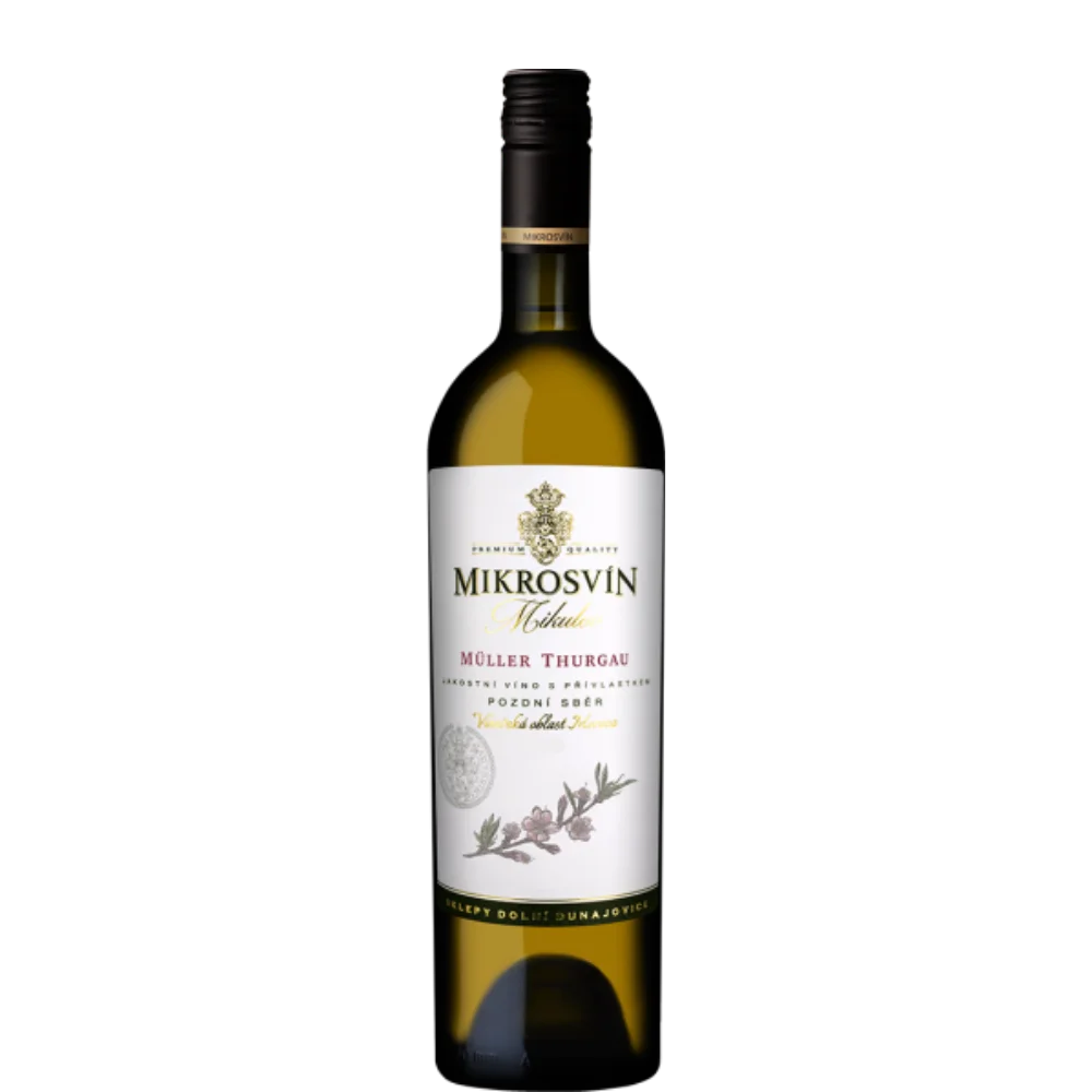 Mikrosvín Mikulov Muller Thurgau Pozdní sběr 0,75l 12%