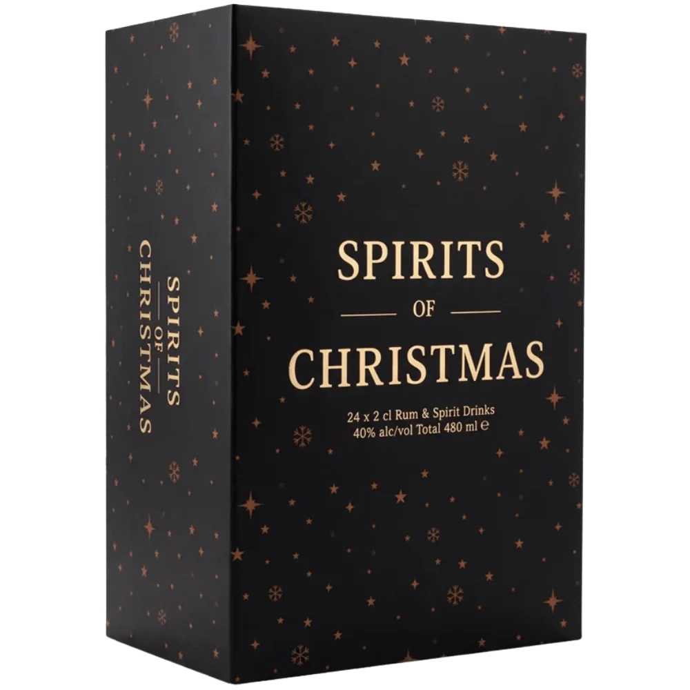 Rumový adventní kalendář Spirits of Christmas 24×0,02l 40% + 2x sklo GB