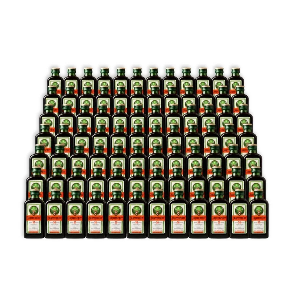 Jägermeister Velký Set Miniatur 96×0,02l 35%