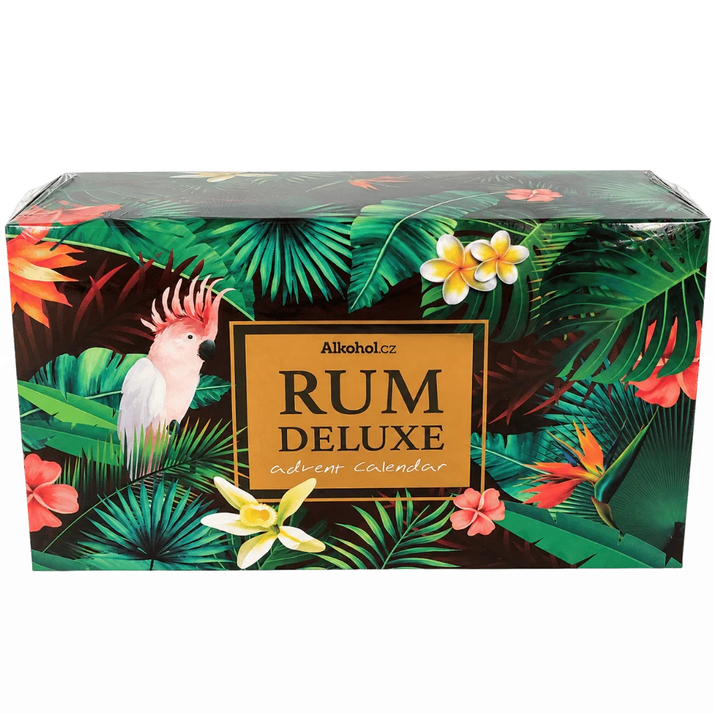 Rumový adventní kalendář Deluxe 2026 24×0,02l + 1x sklo GB
