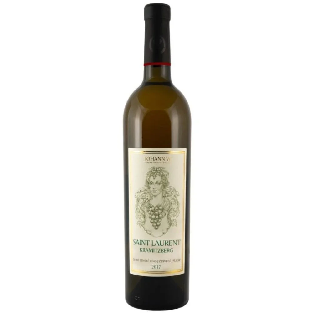Johann W Třebívlice Saint Laurent Kramitzberg České zemské víno 2017 0,75l 13,5%